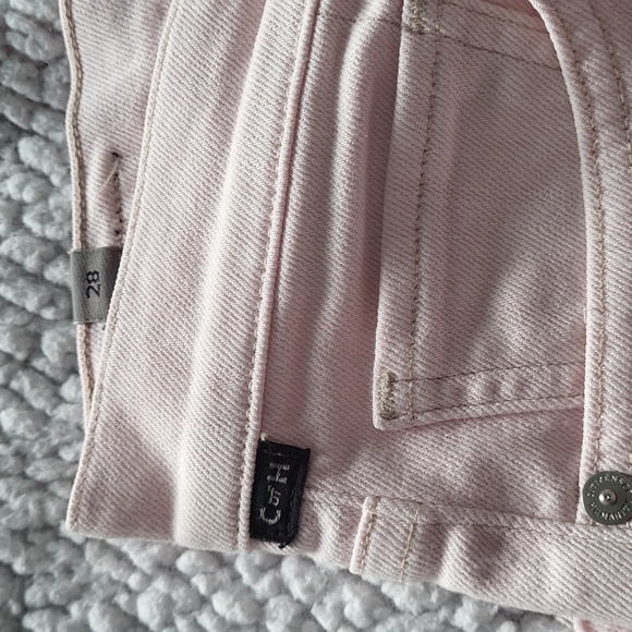 Citizens of Humanity Pink Jeans Raw Cuff Hem- 28 - Picture 5 of 10